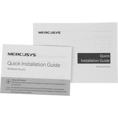 Роутер беспроводной Mercusys MR70X AX1800 10/100/1000BASE-TX черный