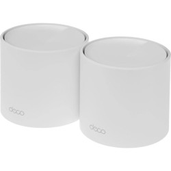 Бесшовный Mesh роутер TP-Link Deco X10 (DECO X10(2-PACK)) AX1500 10/100/1000BASE-TX белый (упак.:2шт)