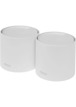 Бесшовный Mesh роутер TP-Link Deco X10 (DECO X10(2-PACK)) AX1500 10/100/1000BASE-TX белый (упак.:2шт)