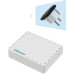 Роутер MikroTik hEX lite (RB750R2) 10/100BASE-TX белый Роутер MikroTik hEX lite (RB750R2) 10/100BASE-TX белый