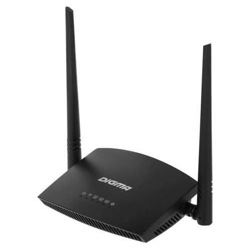 Роутер беспроводной Digma DWR-N301 N300 10/100BASE-TX черный Роутер беспроводной Digma DWR-N301 N300 10/100BASE-TX черный