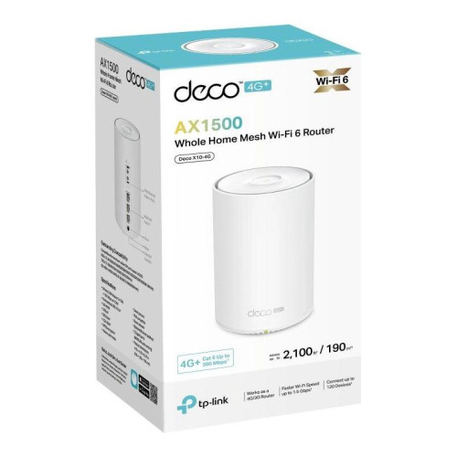 Точка доступа/ 4G+ AX1500 Whole Home Mesh Wi-Fi 6 Router, Build-In 300Mbps 4G+ LTE Advanced Modem