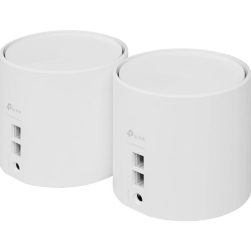 Бесшовный Mesh роутер TP-Link Deco X20(2-PACK) AX1800 10/100/1000BASE-TX белый (упак.:2шт)