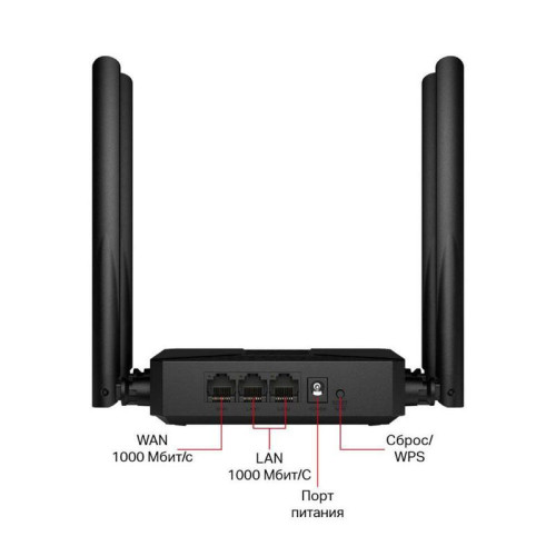 Маршрутизатор Mercusys MR62X AX1500 Wi-Fi 6 Router