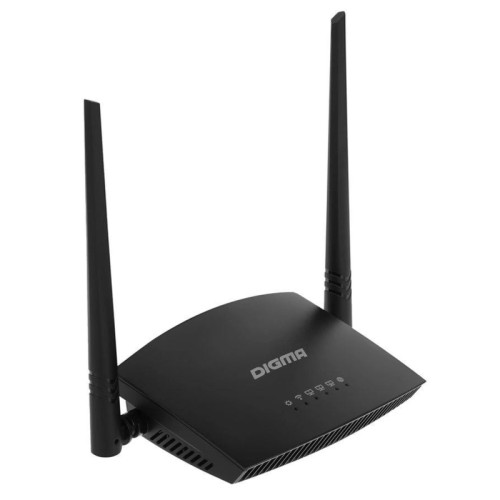 Роутер беспроводной Digma DWR-N301 N300 10/100BASE-TX черный Роутер беспроводной Digma DWR-N301 N300 10/100BASE-TX черный