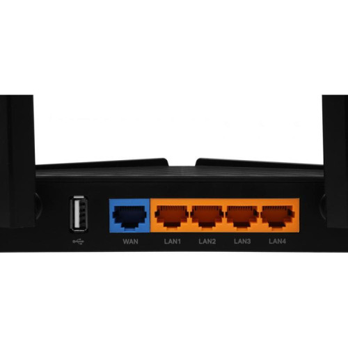 Роутер беспроводной TP-Link Archer AX20 AX1800 10/100/1000BASE-TX черный