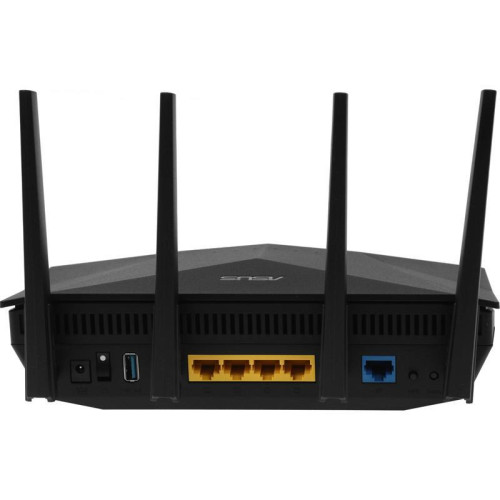 Роутер беспроводной Asus RT-AX5400 AX5400 10/100/1000BASE-TX/4G ready черный