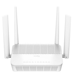 Маршрутизатор CUDY AX3000 2 5G Wi-Fi 6 Mesh Router Dual Band, Chipset MT7981BA+MT7976CN+MT7531AE+RTL8221B, 802.11ax/ac/a/b/g/n, 2402Mbps at 5GHz + 574Mbps at 2.4GHz, 1 x 2.5G Port , 4 x 10/100/1000Mbps Ports, 4 x 5dBi fixed antennas, WiFi router/AP/ Repea
