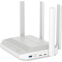 Роутер беспроводной Keenetic Netcraze Hopper 4G+ (NC-2312) AX3000 10/100/1000BASE-TX/4G cat.6 белый
