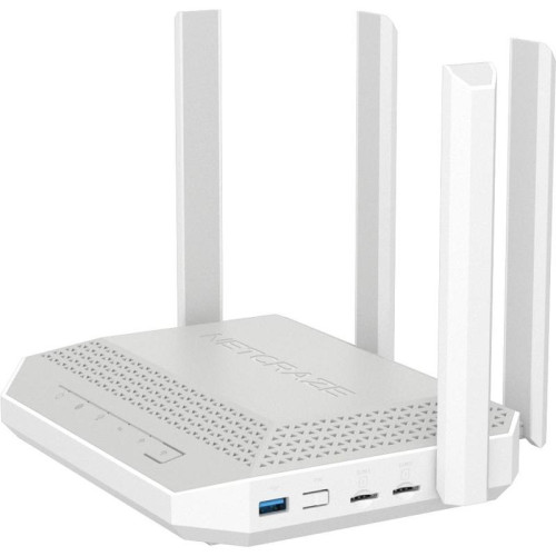Роутер беспроводной Keenetic Netcraze Hopper 4G+ (NC-2312) AX3000 10/100/1000BASE-TX/4G cat.6 белый