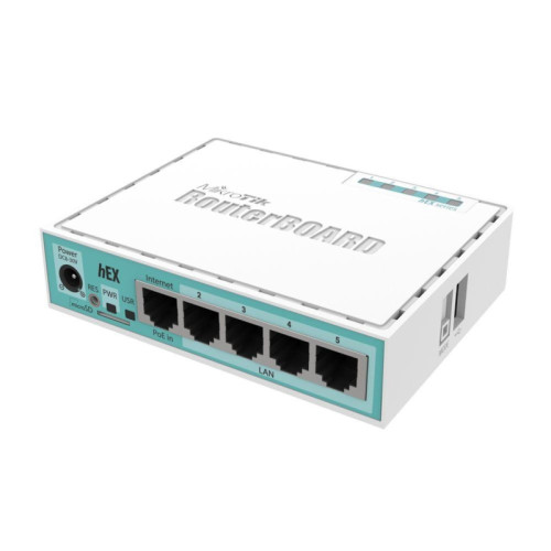 Маршрутизатор MIKROTIK RB750Gr3 hEX Router. 5x Ethernet 10/100/1000, USB, PoE {20} (002761)