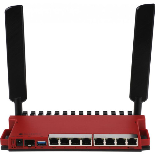 Роутер беспроводной MikroTik L009UiGS-2HaxD-IN AX600 10/100/1000BASE-TX красный