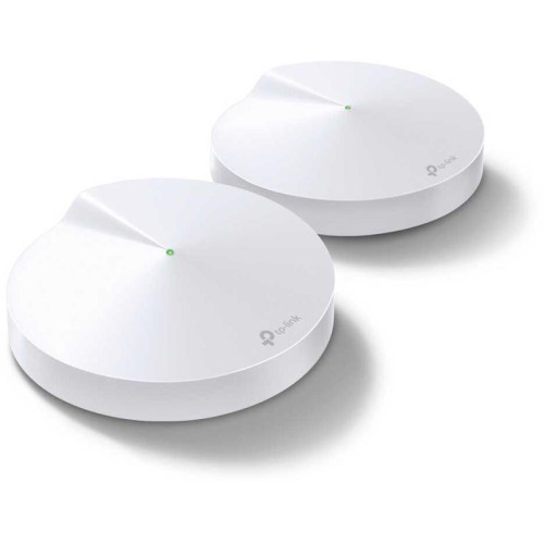 Бесшовный Mesh роутер TP-Link Deco M5 (DECO M5(2-PACK)) AC1300 10/100/1000BASE-TX белый (упак.:2шт)