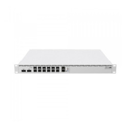 Маршрутизатор/ CCR2216-1G-12XS-2XQ Cloud Core Router with Amazon Annapurna Labs Alpine v3 AL73400 CPU (16-cores, 2GHz per core) and Marvell Prestera Aldrin2 switch-chip, 16GB RAM, 2x100G QSFP cages, 14x25G SFP28 cages, 1xGbit LAN, 2xM.2 SATA slots, Router