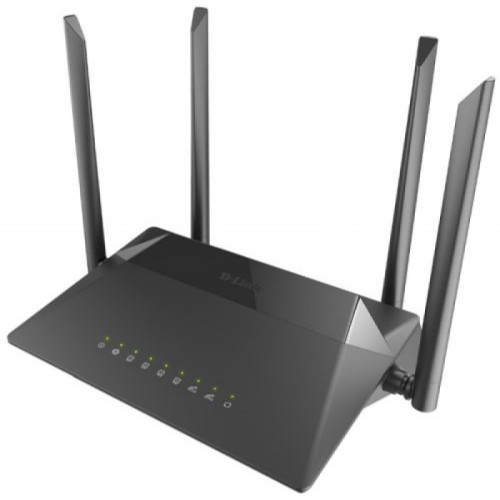 Маршрутизатор/ DIR-842/RU/R AC1200 Wi-Fi Router, 1000Base-T WAN, 4x1000Base-T LAN, 4x5dBi external antennas