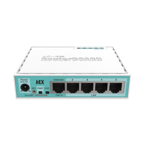 Маршрутизатор MIKROTIK RB750Gr3 hEX Router. 5x Ethernet 10/100/1000, USB, PoE {20} (002761)