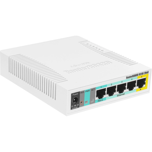 Роутер беспроводной MikroTik RB951UI-2HND N300 10/100BASE-TX белый