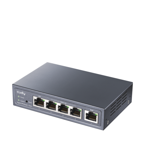 Маршрутизатор/ Gigabit Multi-WAN VPN Router, 1 GbE WAN,  1GbE LAN, 3 Configurable WAN/LAN,  Load balancing,  Link Backup, Zerotier/Wireguard/OpenVPN/IPSec/L2TP/PPTP VPN Server and Client, Zerotier,  IPv6, TR069/098/TR181/TR111, DNS over Cloudflare/Google/