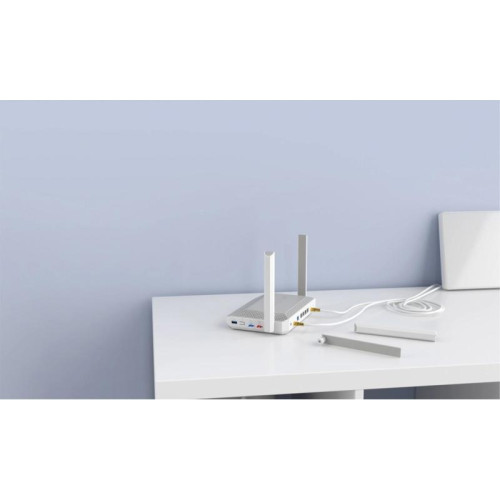 Роутер беспроводной Keenetic Netcraze Hopper 4G+ (NC-2312) AX3000 10/100/1000BASE-TX/4G cat.6 белый