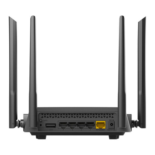 Маршрутизатор/ DIR-825/RU/R AC1200 Wi-Fi EasyMesh Router, 1000Base-T WAN, 4x1000Base-T LAN, 4x5dBi external antennas, USB port, 3G/LTE support