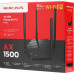 Роутер беспроводной Mercusys MR60X AX1500 10/100/1000BASE-TX черный Роутер беспроводной Mercusys MR60X AX1500 10/100/1000BASE-TX черный