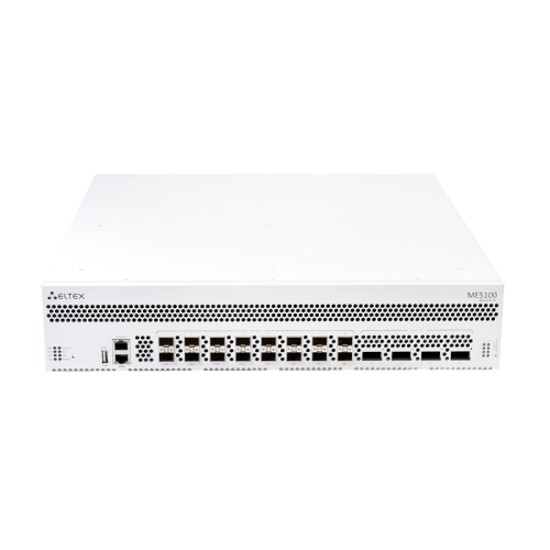 Маршрутизатор ME5100 rev.X, 16 x 10GE SFP+, 4 x 10GE XSP, 200 Gbps, 300Mpps, 2 слота для модулей питания