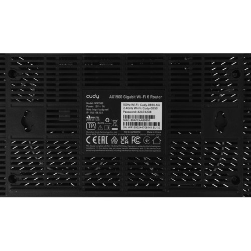 Маршрутизатор/ AX1500 Gigabit Dual Band Wi-Fi 6 Router, Chipset Realtek, 802.11ax/ac/a/b/g/n, 1201Mbps at 5GHz +300Mbps at 2.4GHz, 4 x 10/100/1000Mbps Ports, WPA3, 4 x 5dBi fixed antennas Маршрутизатор/ AX1500 Gigabit Dual Band Wi-Fi 6 Router, Chipset Realtek, 802.11ax/ac/a/b/g/n, 1201Mbps at 5GHz +300Mbps at 2.4GHz, 4 x 10/100/1000Mbps Ports, WPA3, 4 x 5dBi fixed antennas