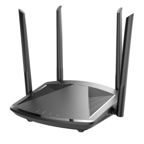 Маршрутизатор/ DIR-X1860/RU/R1A AX1800 Wi-Fi 6 Router, 1000Base-T WAN, 3x1000Base-T LAN, 4x5dBi external antennas