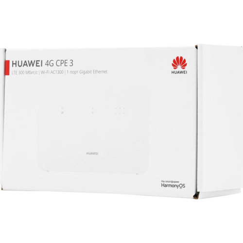 Роутер Huawei B530-336 (51060JHL) AC1300 10/100/1000BASE-TX/3G/4G/4G+ cat.7 белый