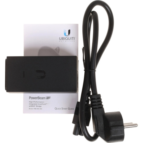 Точка доступа Wi-Fi Ubiquiti PowerBeam M5-300  PBE-M5-300  Ubiquiti точка доступа 5 ГГц, 802.11 a/n, MIMO 2x2 (022616)  PBE-M5-300  {5} (024979)