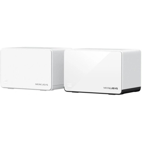 Бесшовный Mesh роутер Mercusys Halo H85X (HALO H85X(2-PACK)) AX3000 10/100/1000/2500BASE-T белый (упак.:2шт)