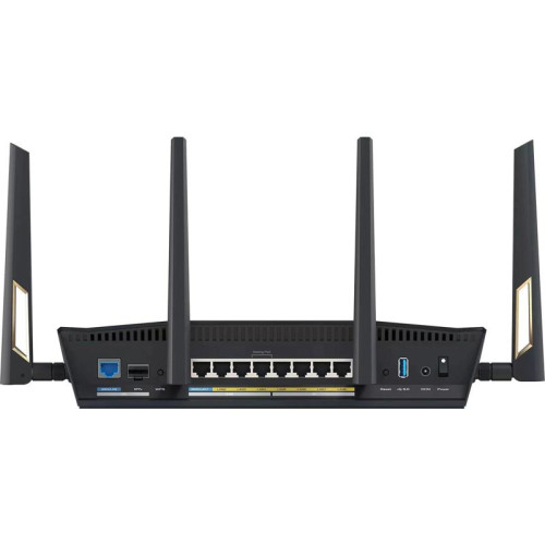 Роутер беспроводной Asus RT-BE88U BE7200 100/1000/2500/10000/SFP+ черный