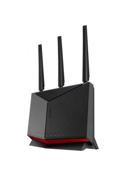 Роутер беспроводной Asus RT-BE86U BE6800 100/1000/2500/10000BASE-T черный