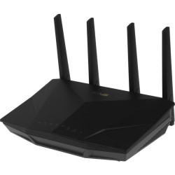 Роутер беспроводной Asus RT-AX5400 AX5400 10/100/1000BASE-TX/4G ready черный
