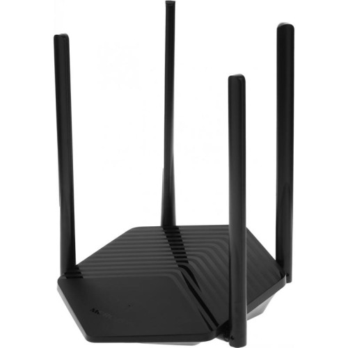 Роутер беспроводной Mercusys MR60X AX1500 10/100/1000BASE-TX черный