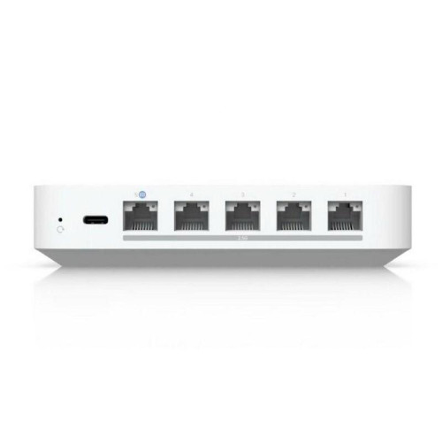 Ubiquiti UniFi Cloud Gateway Max 512GB Маршрутизатор 4 ядра (1,5 ГГц), 4х 2.5G RJ45, 1х 2.5G RJ45, SSD 512 ГБ
