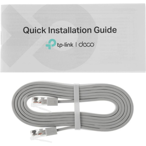 Бесшовный Mesh роутер TP-Link Deco X10 (DECO X10(2-PACK)) AX1500 10/100/1000BASE-TX белый (упак.:2шт)