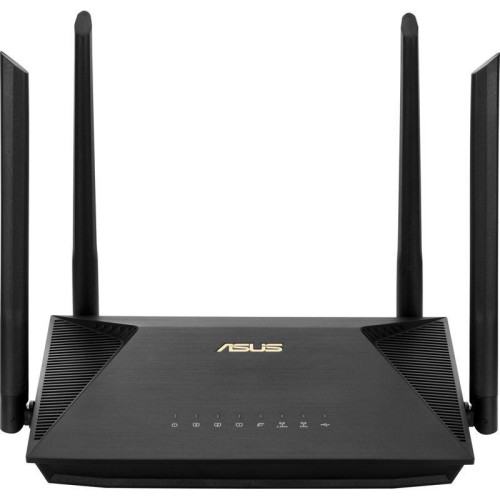 Роутер беспроводной Asus RT-AX53U AX1800 10/100/1000BASE-TX/4G ready черный