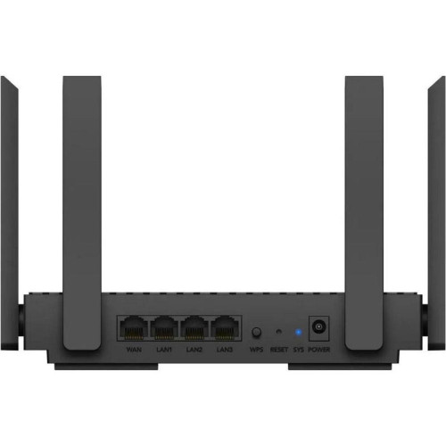 Маршрутизатор CUDY WR1500 AX1500 Gigabit Wi-Fi 6 Router Dual Band, Chipset Realtek, 802.11ax/ac/a/b/g/n, 1201Mbps at 5GHz + 300Mbps at 2.4GHz, 4 x 10/100/1000Mbps Ports, WPA3, IPv6, 4 x 5dBi fixed antennas