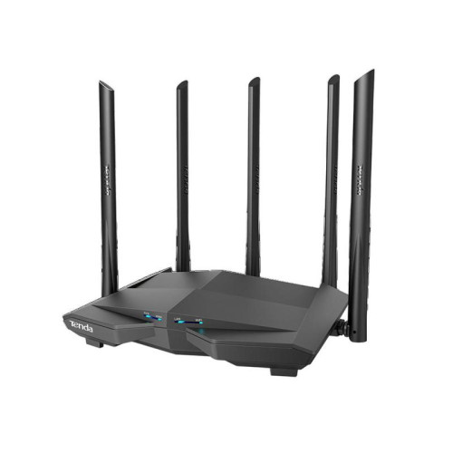 Маршрутизатор Tenda AC11 Двухдиапазонный гигабитный Wi-Fi роутер AC1200 до 300 Мбит/с на 2,4 ГГц + до 867 Мбит/с на 5 ГГц, LAN 3x1Гбит/с, WAN 1x1Гбит/с, 5 антенн