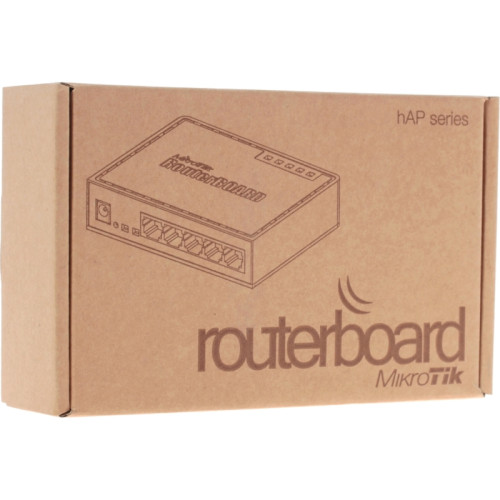 Роутер беспроводной MikroTik hAP (RB951UI-2ND) N300 10/100BASE-TX белый Роутер беспроводной MikroTik hAP (RB951UI-2ND) N300 10/100BASE-TX белый