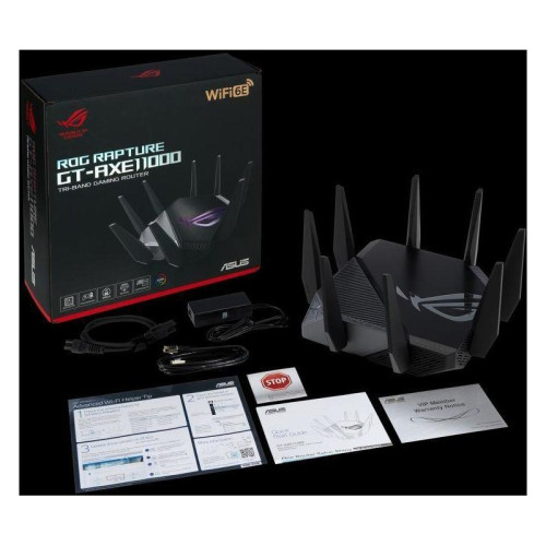 Роутер беспроводной Asus GT-AXE11000 AXE11000 100/1000/2500BASE-T черный