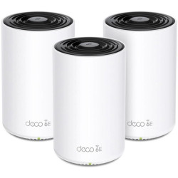 Бесшовный Mesh роутер TP-Link Deco XE75 AXE5400 10/100/1000BASE-TX белый (упак.:3шт)