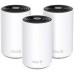 Бесшовный Mesh роутер TP-Link Deco XE75 AXE5400 10/100/1000BASE-TX белый (упак.:3шт)