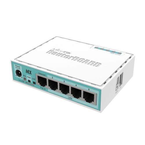 Маршрутизатор MIKROTIK RB750Gr3 hEX Router. 5x Ethernet 10/100/1000, USB, PoE {20} (002761)