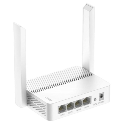 Маршрутизатор CUDY WR300 N300 Wi-Fi Router, Chipset MediaTek, 802.11b/g/n,300Mbps at 2.4GHz, 4 Ч 10/100Mbps Ports, 2 Ч 5dBi fixed antennas, WiFi router/AP/ Repeater/WISP Mode, Guest network, WPS, DDNS, VPN Client, IPv6, Cudy APP