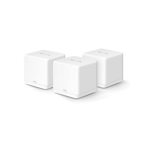 Бесшовный Mesh роутер Mercusys Halo H60X(3-pack) AX1500 10/100/1000BASE-TX белый (упак.:3шт)