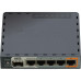 Маршрутизатор/ hEX S 5x Gigabit Ethernet, SFP, Dual Core 880MHz CPU, 256MB RAM, USB, microSD, RouterOS L4, IPsec hardware encryption support and The Dude server package