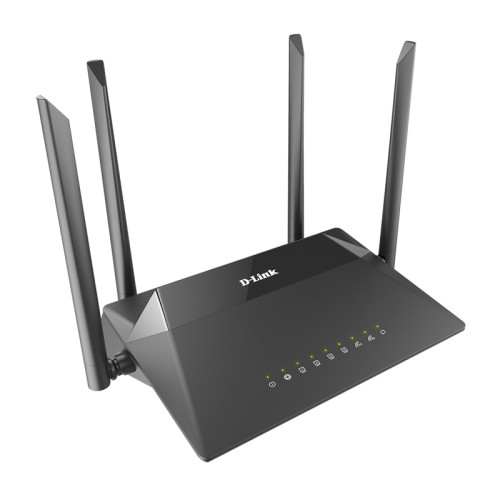 Маршрутизатор/ DIR-842/RU/R4 AC1200 Wi-Fi EasyMesh Router, 1000Base-T WAN, 4x1000Base-T LAN, 4x5dBi external antennas