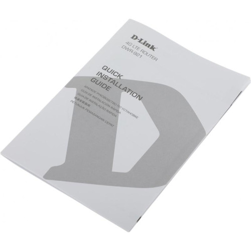 Роутер беспроводной D-Link DWR-921 N300 10/100/1000BASE-TX черный